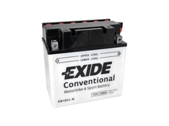 Motobaterie EXIDE BIKE Conventional 19Ah, 12V, YB16CL-B (E5044)