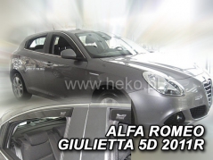 Deflektory na Alfa Romeo Giulietta, +zadní, r.v.: 2010 - (10114)