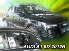 Deflektory na Audi A1, 5-dverová, 2010-2018 (predné) (10238)