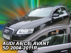 Deflektory na Audi A6 C6 Avant, 5-dveřová, 2004-2011 (predné) (10216)