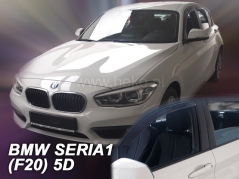 Deflektory na BMW 1 F20, 5-dverová, 2011-2019 (+zadné) (11159)