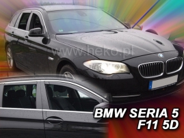 Deflektory na BMW 5 F11 combi, 5-dveřová (+zadní), r.v.: 2010 - 2016 (11157)