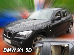 Deflektory na BMW X1 E84, 5-dveřová (+zadní), r.v.: 2009 - 2015 (11146)