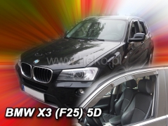 Deflektory na BMW X3 F25, 5-dveřová, r.v.: 2010 - 2017 (11151)