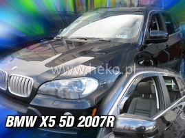 Deflektory na BMW X5 E70, 5-dveřová, r.v.: 2006 - 2013 (11139)