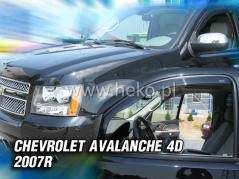 Deflektory na Chevrolet Avalanche, 4-dveřová, r.v.: 2007 - (10524)