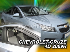 Deflektory na Chevrolet Cruze sedan, 4-dveřová, r.v.: 2009 - (10527)