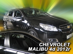 Deflektory na Chevrolet Malibu IV, 4-dveřová, r.v.: 2012 - (10538)