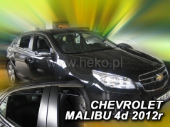 Deflektory na Chevrolet Malibu IV, 4-dveřová (+zadní), r.v.: 2012 - (10539)