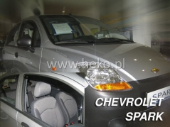 Deflektory na Chevrolet Spark M200 hatchback, 5-dveřová, r.v.: 2005 - 2010 (10510)