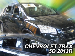 Deflektory na Chevrolet Trax, 5-dveřová (+zadní), r.v.: 2013 - (10544)
