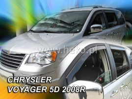 Deflektory na Chrysler Grand Voyager, 5-dveřová (+zadní), r.v.: 2008 - (10413)