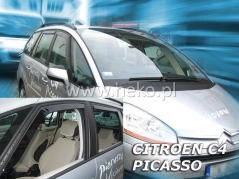 Deflektory na Citroen C4 Picasso, 5-dveřová, r.v.: 2006 - 2013 (12234)