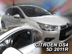 Deflektory na Citroen DS4, 5-dveřová, r.v.: 2011 - (12252)