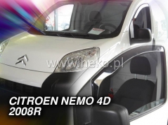 Deflektory na Citroen Nemo, 4/5-dveřová, r.v.: 2008 - (15160)