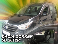 Deflektory na Dacia Dokker, 5-dveřová, r.v.: 2012 - (13109)