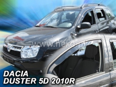 Deflektory na Dacia Duster, 5-dveřová, r.v.: 2010 - 2018 (13107)