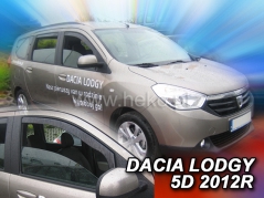 Deflektory na Dacia Lodgy, 5-dveřová, r.v.: 2012 - (13109)