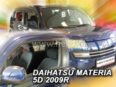 Deflektory na Daihatsu Materia, 5-dveřová, r.v.: 2006 - (13214)