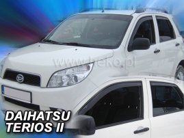 Deflektory na Daihatsu Terios II, 5-dveřová, r.v.: 2006 - 2013 (13222)