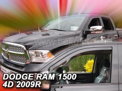 Deflektory na Dodge RAM 1500 IV, 4-dveřová, r.v.: 2009 - (13418)