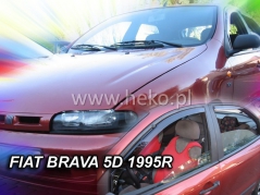 Deflektory na Fiat Brava, 5-dveřová (+zadní), r.v.: 1995 - (15159)