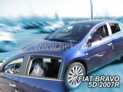 Deflektory na Fiat Bravo, 5-dveřová, r.v.: 2007 - (15150)