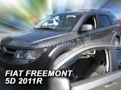 Deflektory na Fiat Freemont, 5-dveřová, r.v.: 2011 - (13409)