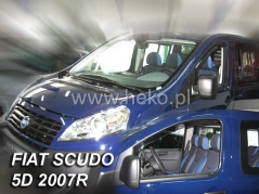 Deflektory na Fiat Scudo, 3-dveřová, r.v.: 2007 - (15149)