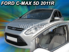 Deflektory na Ford C-Max, 5-dveřová, r.v.: 2011 - (15291)