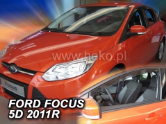 Deflektory na Ford Focus III, 4/5-dveřová, r.v.: 2011 - 2018 (15294)