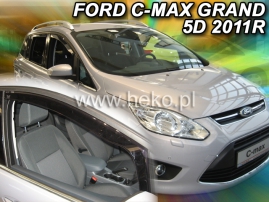 Deflektory na Ford Grand C-Max, 5-dveřová, r.v.: 2011 - (15291)