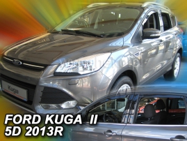 Deflektory na Ford Kuga II, 5-dveřová (+zadní), r.v.: 2013-2019 (15307)