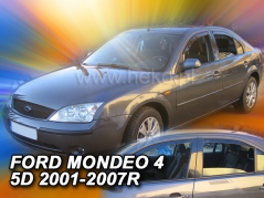 Deflektory na Ford Mondeo sedan/liftback, 4/5-dveřová (+zadní), r.v.: 2001 - 2007 (15232)