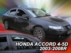 Deflektory na Honda Accord CL, 4/5-dveřová, r.v.: 2003 - 2008 (17118)