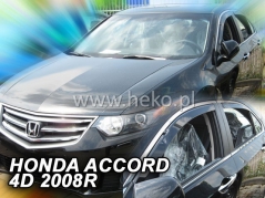 Deflektory na Honda Accord CU, 4-dveřová, r.v.: 2008 - (17146)