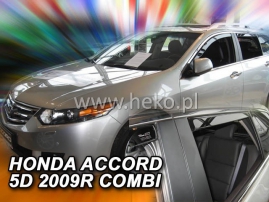 Deflektory na Honda Accord combi, 5-dveřová (+zadní), r.v.: 2009 - (17151)