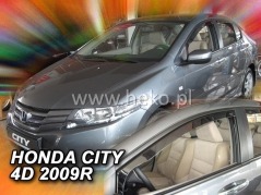 Deflektory na Honda City sedan, 4-dveřová, r.v.: 2009 - (17152)