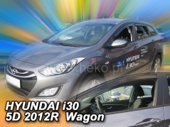 Deflektory na Hyundai i30 II CW, 5-dveřová, r.v.: 2012 - 2017 (17273)