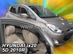 Deflektory na Hyundai ix20, 5-dveřová, r.v.: 2010 - (17265)