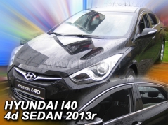 Deflektory na Hyundai i40 sedan, 4-dveřová (+zadní), r.v.: 2011 - (17276)