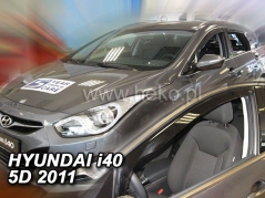 Deflektory na Hyundai i40 combi, 5-dveřová, r.v.: 2011 - (17267)