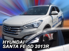 Deflektory na Hyundai Santa Fe III, 5-dveřová, r.v.: 2012 - 2018 (17279)