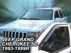 Deflektory na Jeep Grand Cherokee, 5-dveřová, r.v.: 1993 - 1999 (19105)