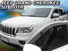 Deflektory na Jeep Grand Cherokee, 5-dveřová, r.v.: 2011 - (19122)