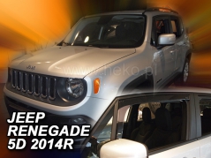 Deflektory na Jeep Renegade, 5-dveřová, r.v.: 2014 - (19126)