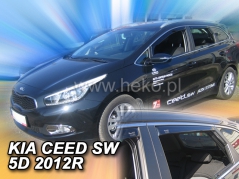 Deflektory na Kia Ceed II SW, 5-dveřová (+zadní), r.v.: 2012 - 2018 (20160)