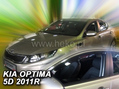 Deflektory na Kia Optima, 5-dveřová, r.v.: 2011 - 2015 (20155)