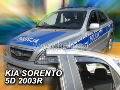 Deflektory na Kia Sorento, 5-dveřová (+zadní), r.v.: 2002 - 2009 (20142)