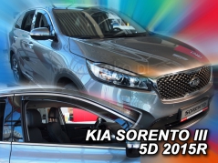 Deflektory na Kia Sorento III, 5-dveřová, r.v.: 2015-2020 (20166)